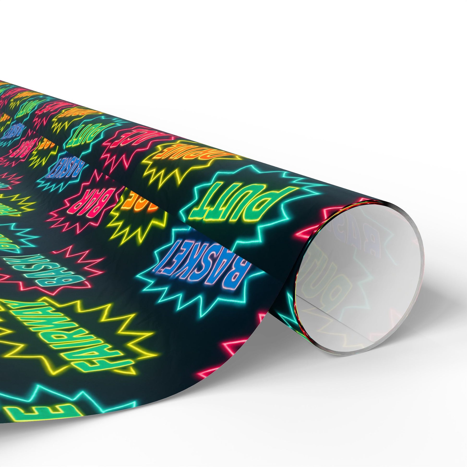 Colorful Neon Wrapping Paper