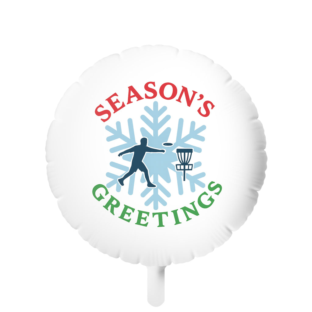 Season's Greetings Mylar Helium Balloon
