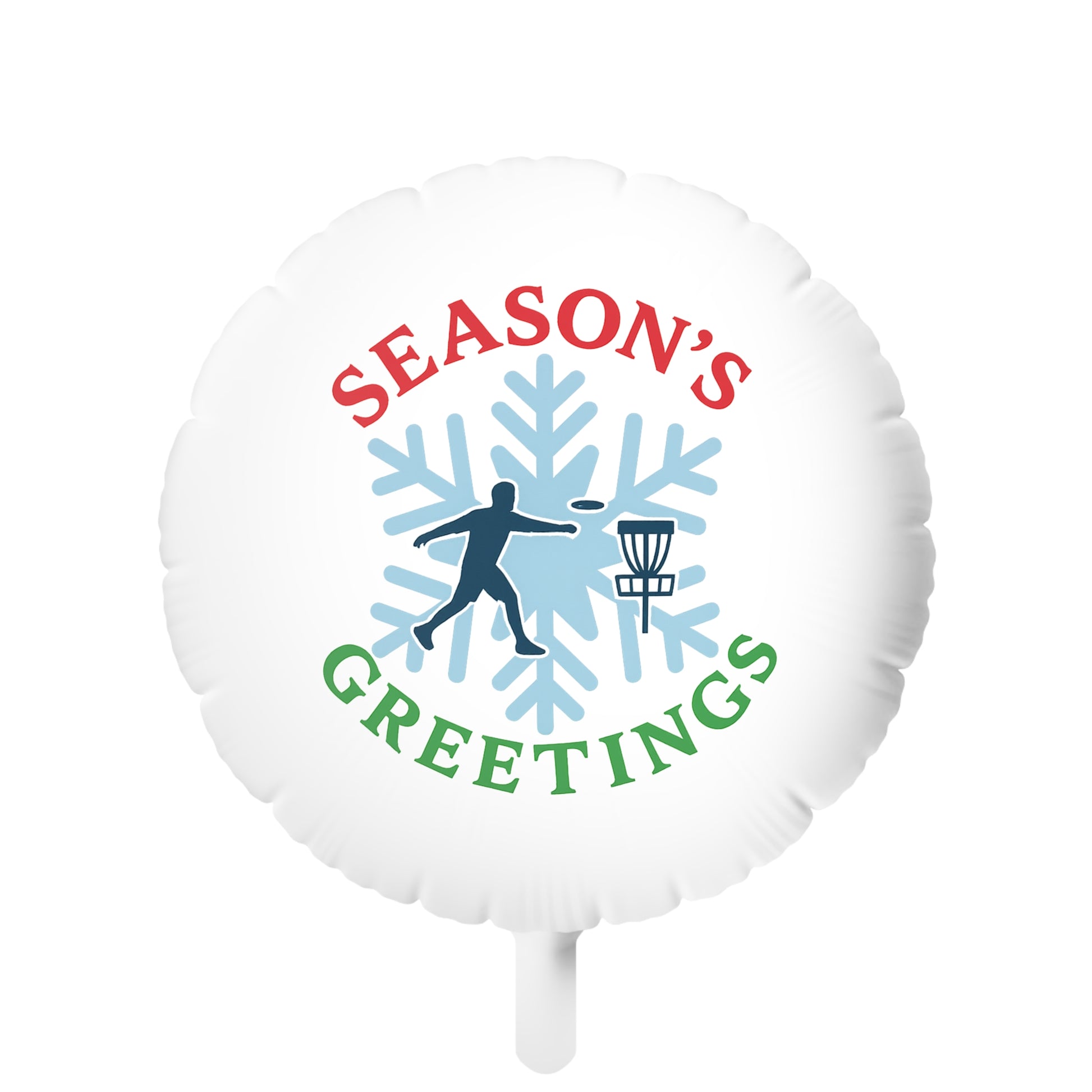 Season's Greetings Mylar Helium Balloon