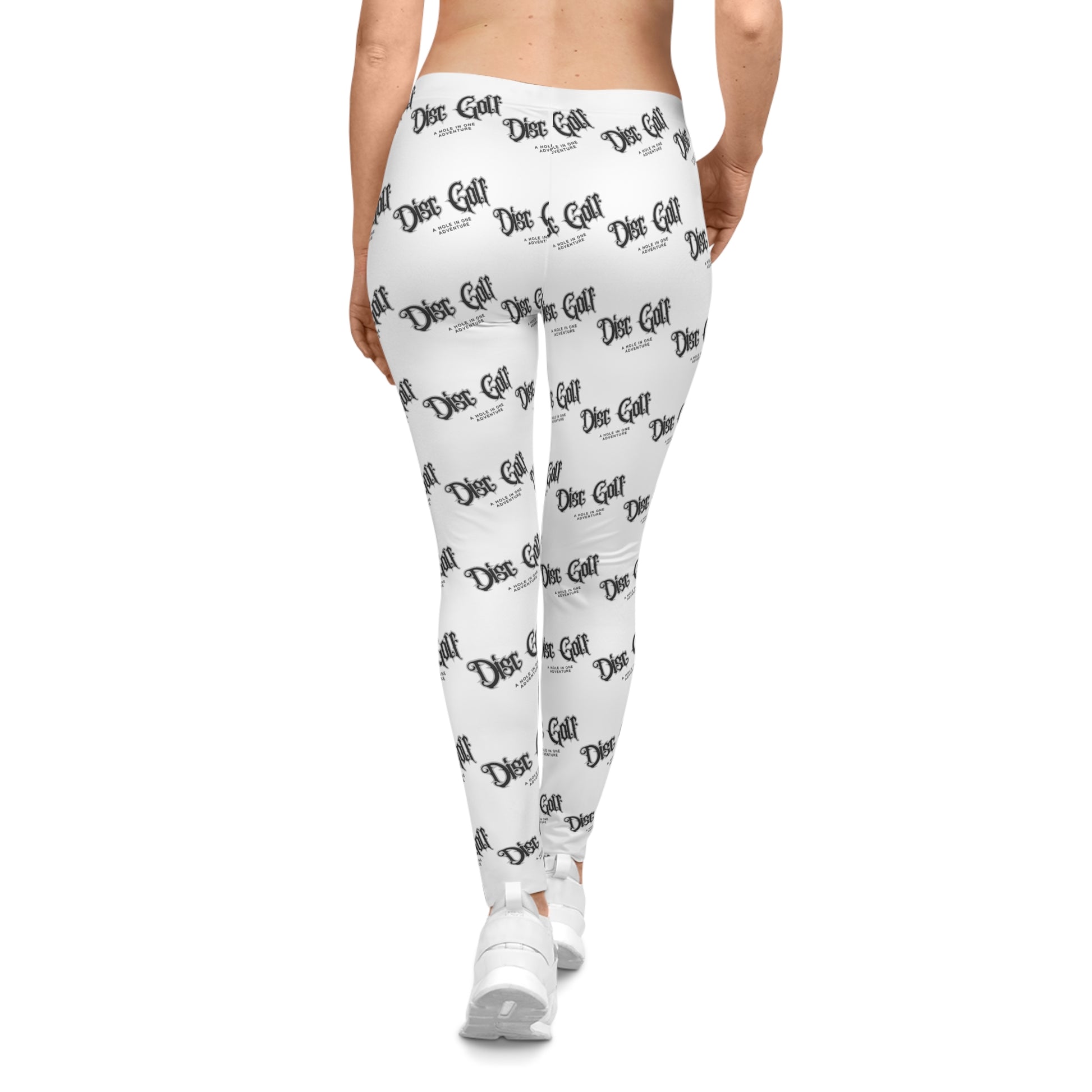 Womens Leggins with Disc Golf Print