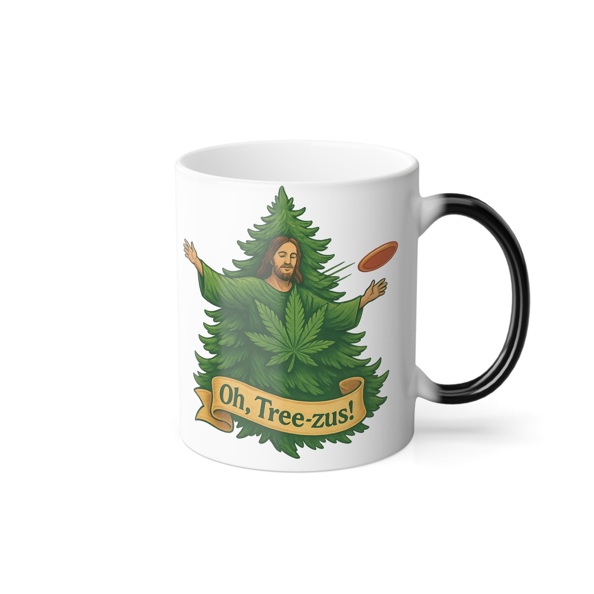 Color Morphing Mug - Fun Christmas Gift, Holiday Cheer Cup, Unique Coffee Mug, Novelty Present, Tree Design