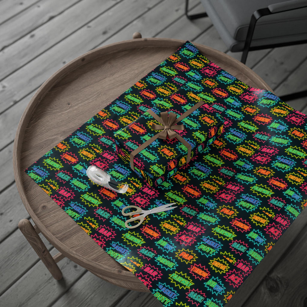 Colorful Neon Wrapping Paper