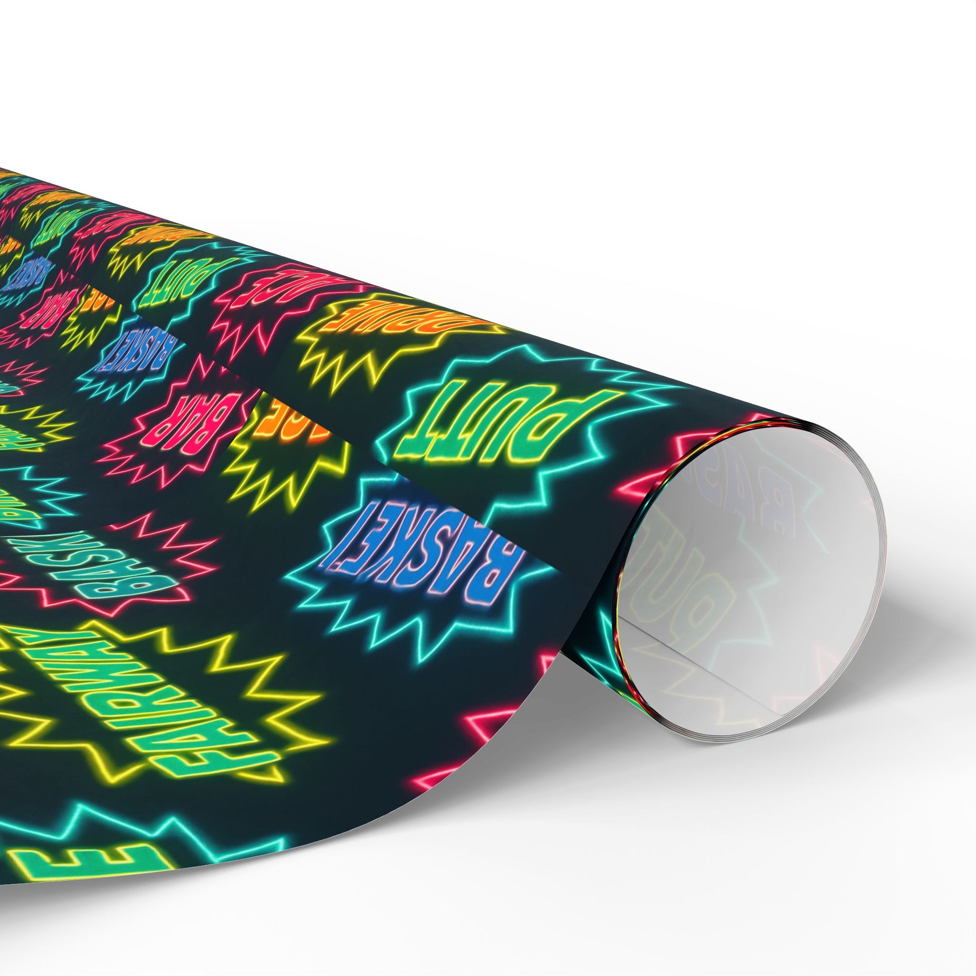 Colorful Neon Wrapping Paper