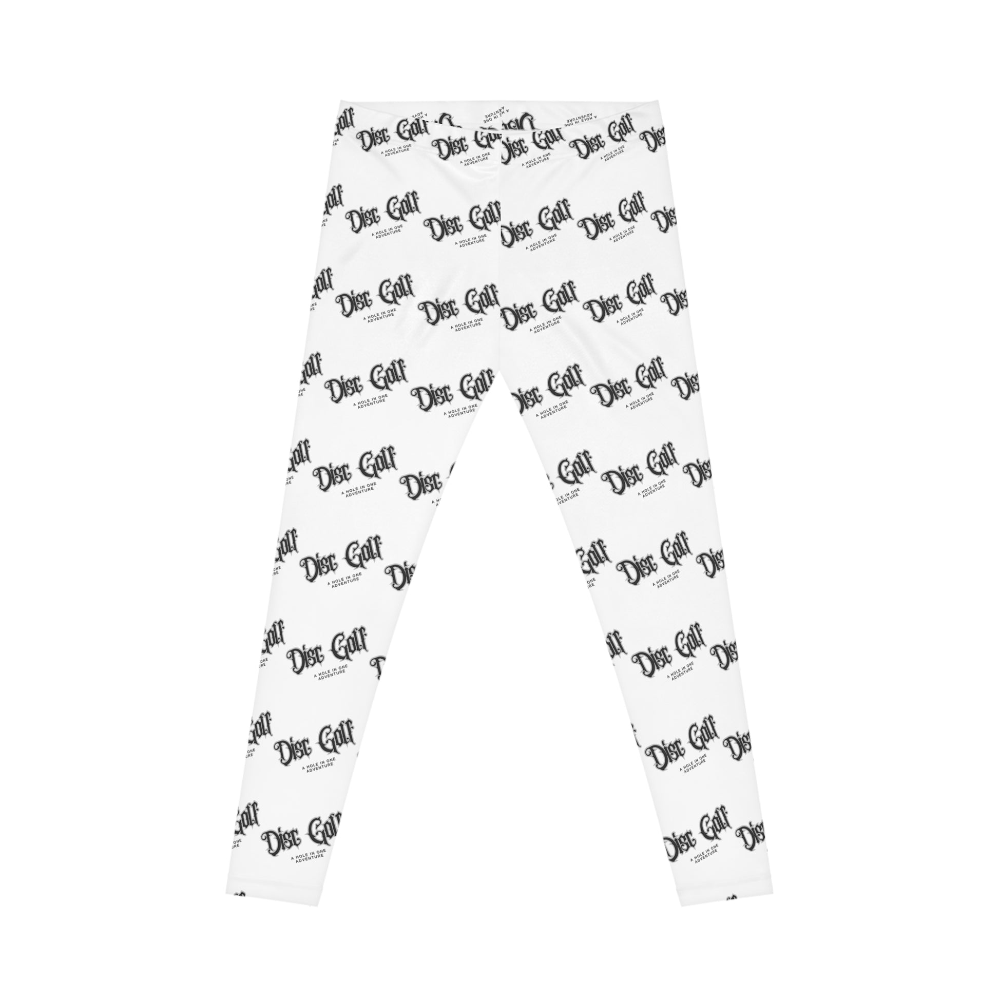 Womens Leggins with Disc Golf Print