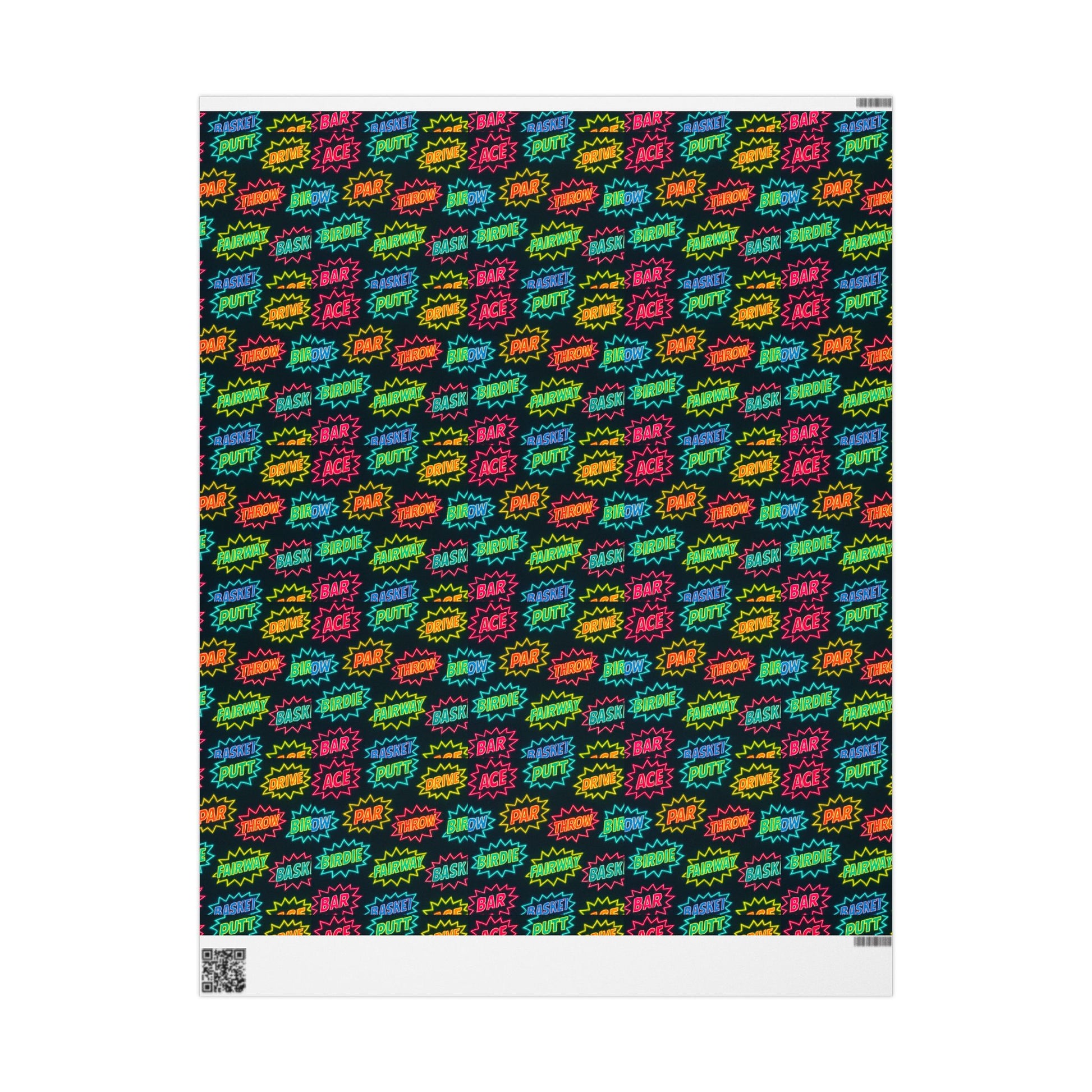 Colorful Neon Wrapping Paper