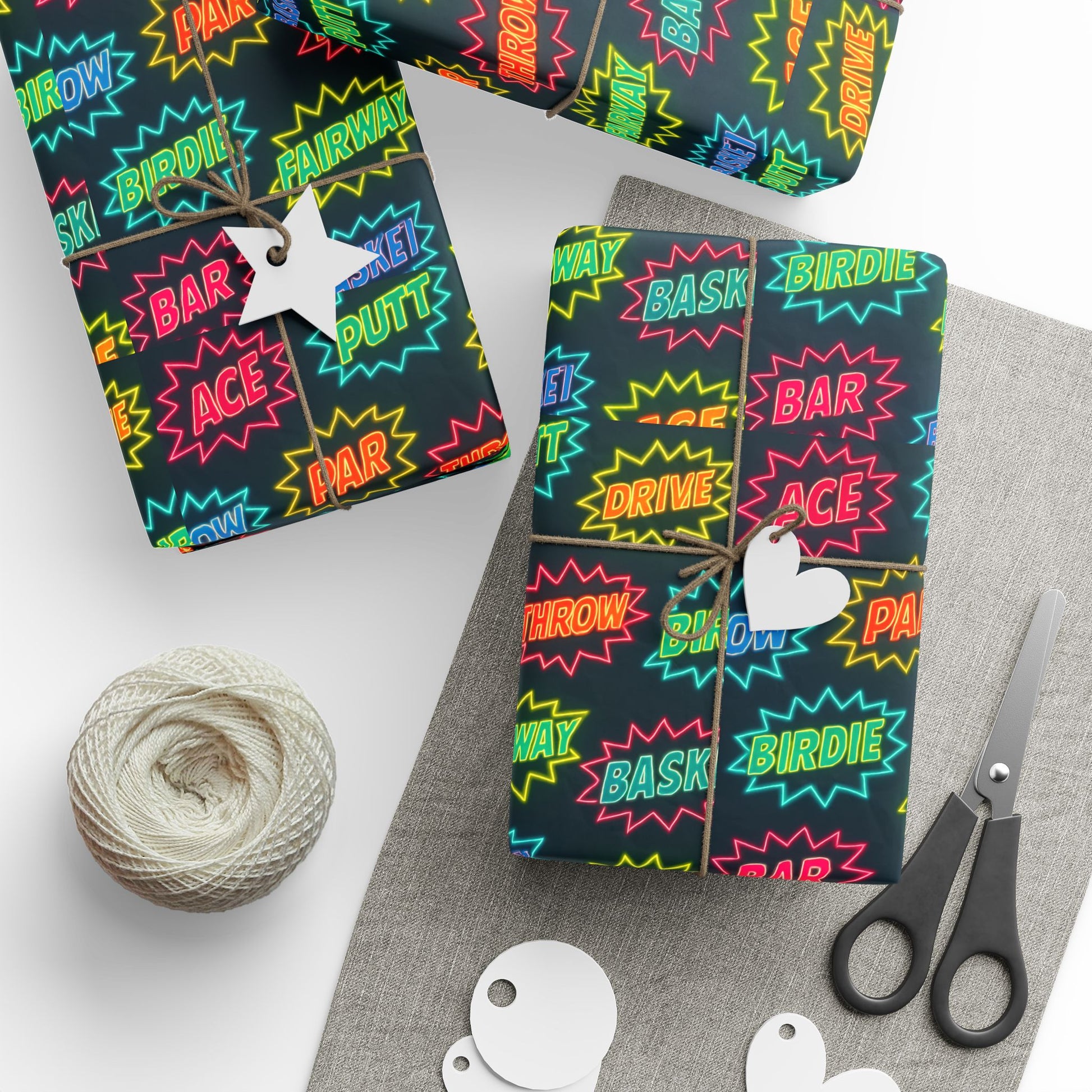 Colorful Neon Wrapping Paper