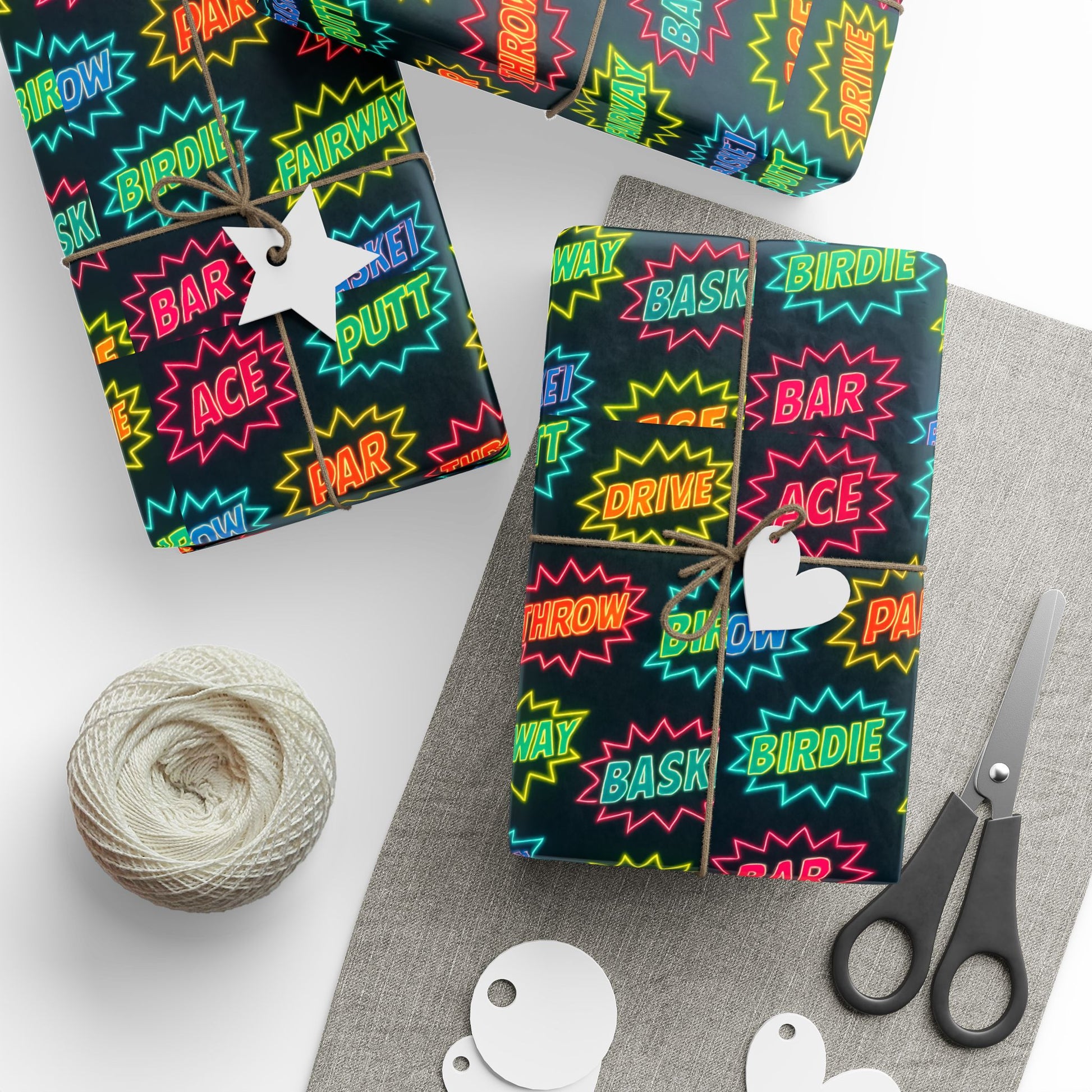 Colorful Neon Wrapping Paper