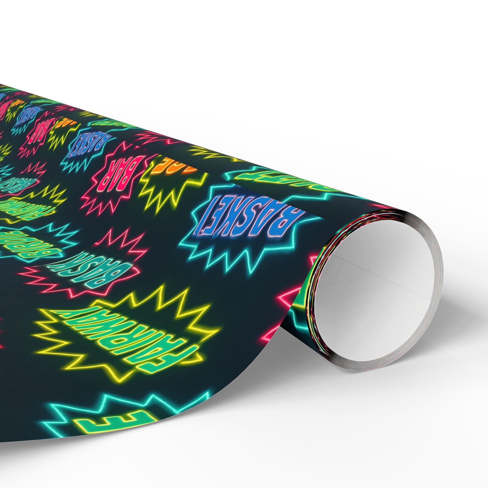 Colorful Neon Wrapping Paper