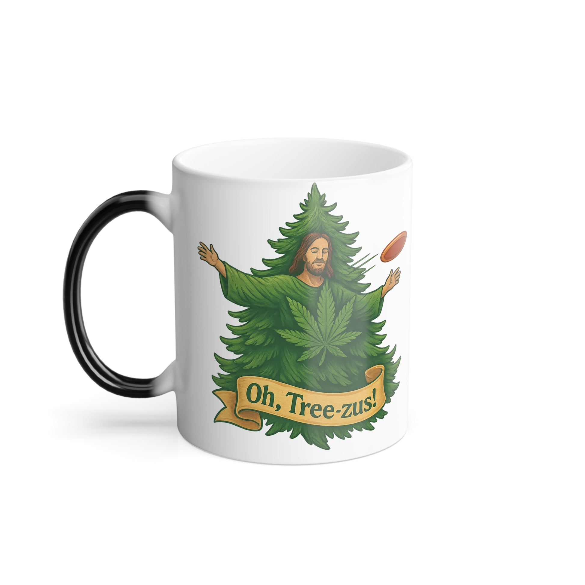 Color Morphing Mug - Fun Christmas Gift, Holiday Cheer Cup, Unique Coffee Mug, Novelty Present, Tree Design