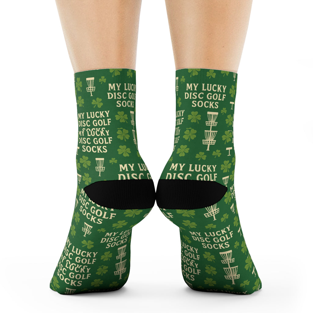 Lucky Disc Golf Crew Socks