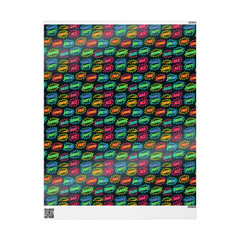 Colorful Neon Wrapping Paper