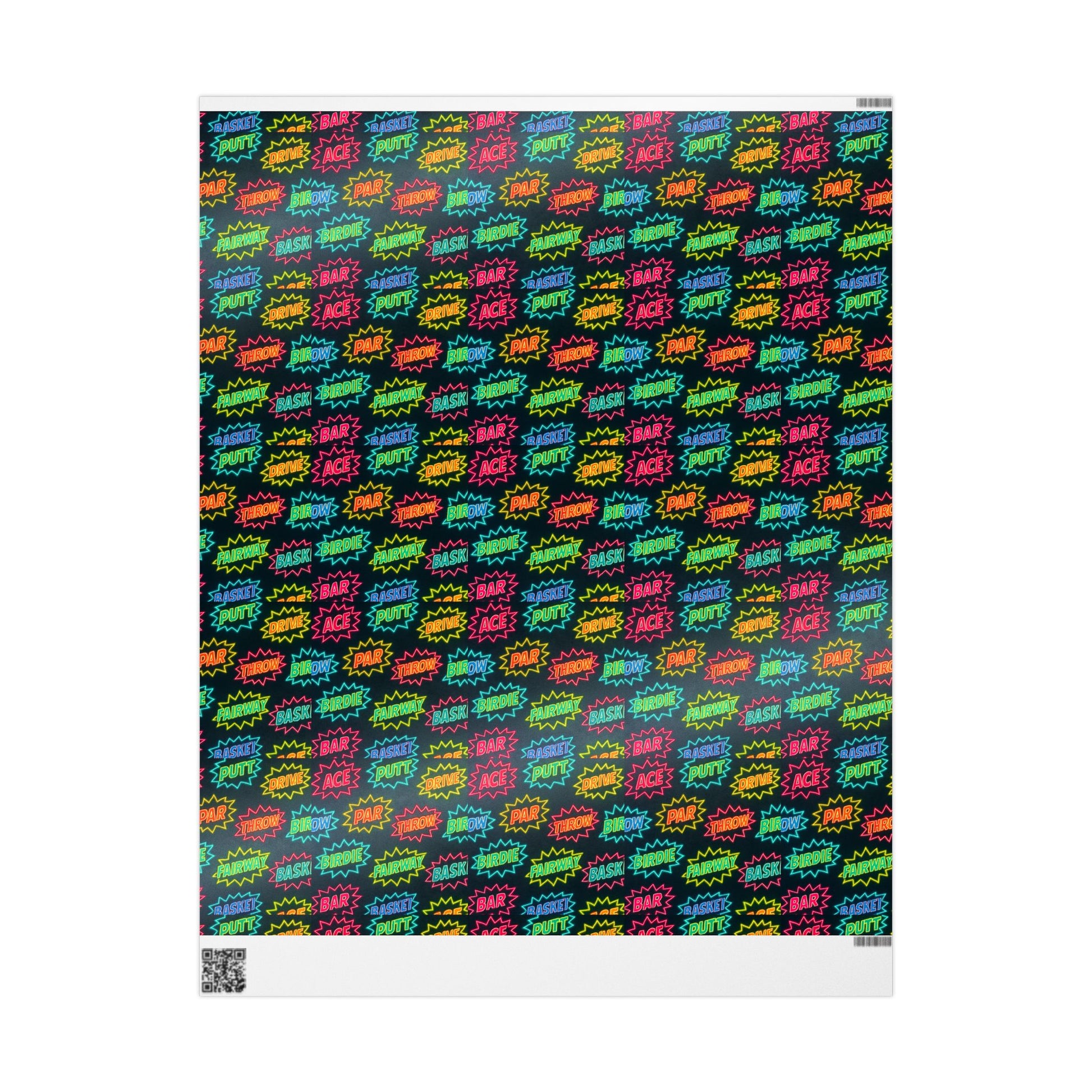 Colorful Neon Wrapping Paper