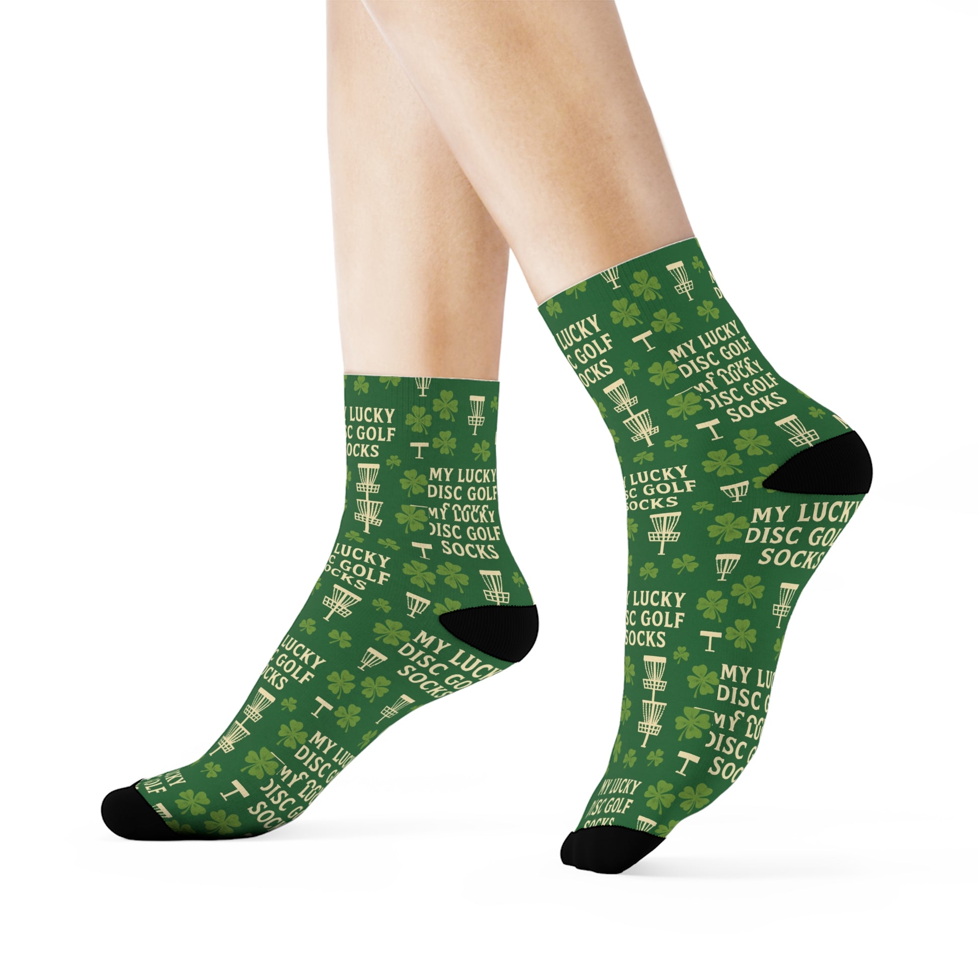 Lucky Disc Golf Crew Socks