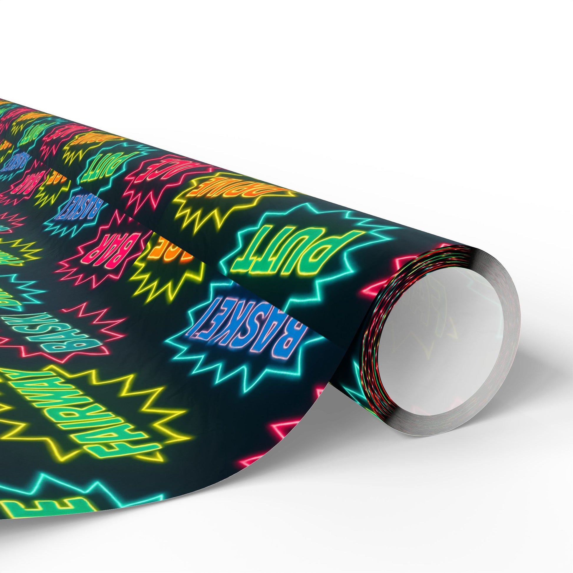 Colorful Neon Wrapping Paper